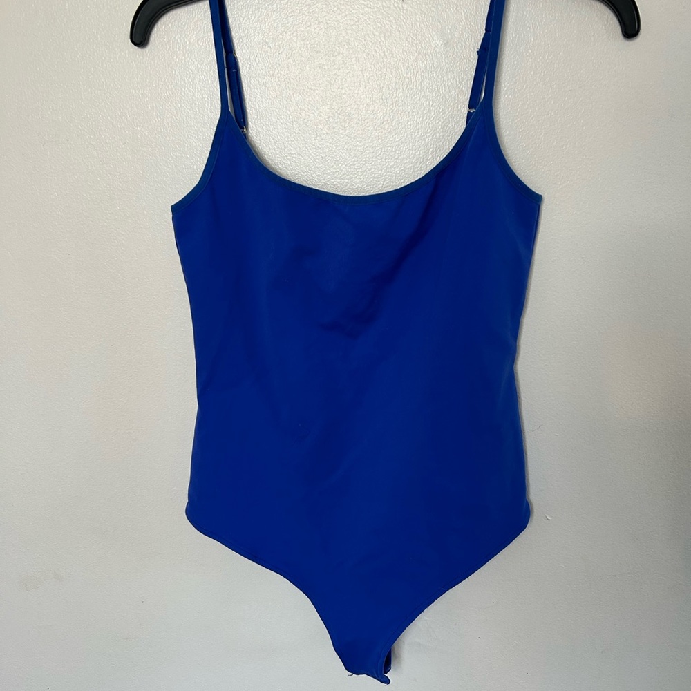 Free people Vibrant Blue bodysuit size M